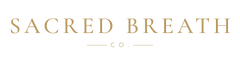Sacred Breath Co. logo (gold)